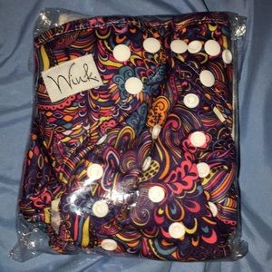 Cloth diapers, pins, pads and wet bag